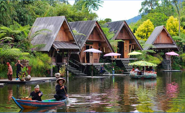 Objek wisata Dusun Bambu Lembang